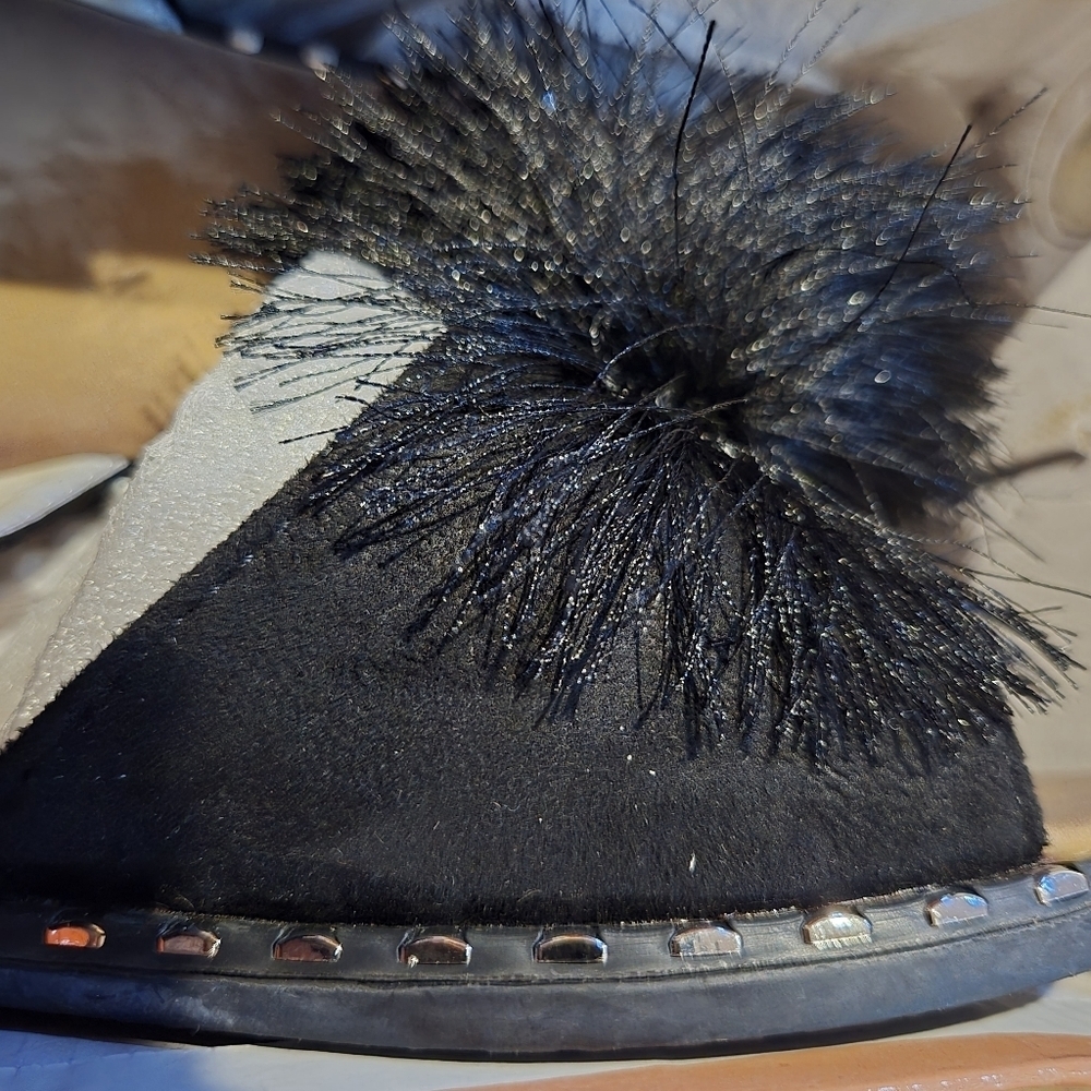 Verano Rio Black POM POM Mule/Sandals/Slippers/Slides NEW!!🖤🖤 - Picture 8 of 8